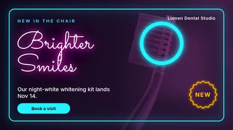 Neon Bristle Night Launch – X post template