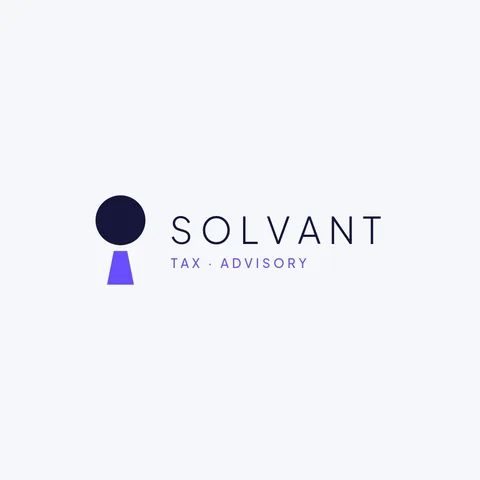 Solvant Keyhole Dot Logo – Logo template
