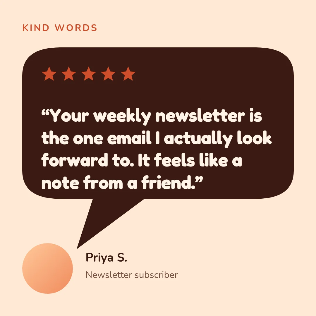 Peachy Kind Words – Instagram post template