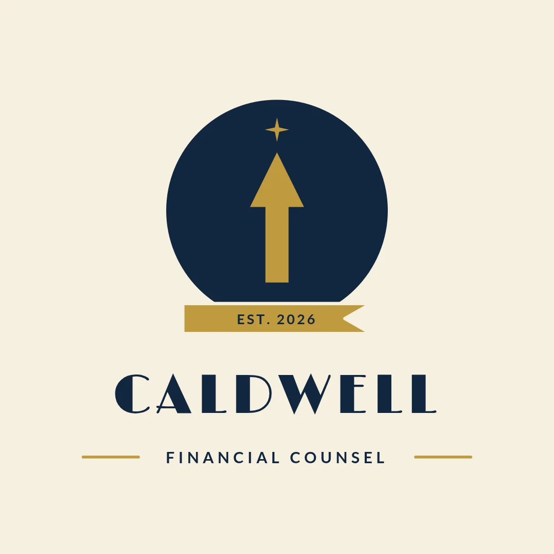 Caldwell Deco Arrow Seal – Logo template