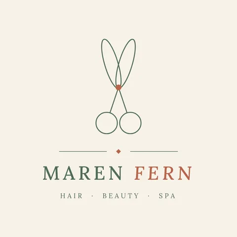 Sage Shear Leaf Logo – Logo template