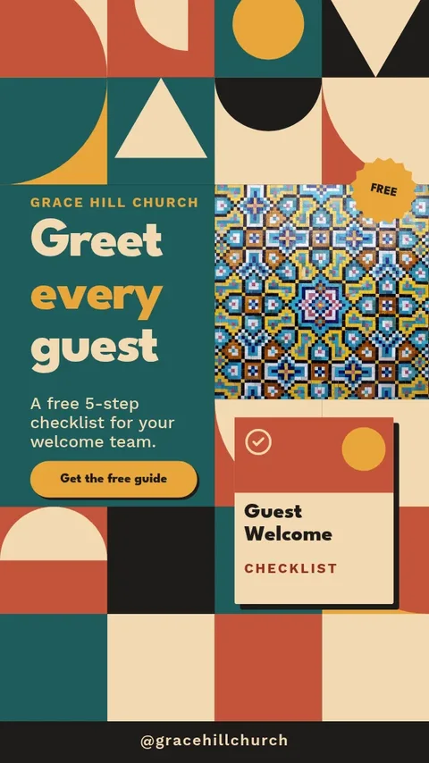 Quilt Welcome Checklist Tiles – Instagram story template