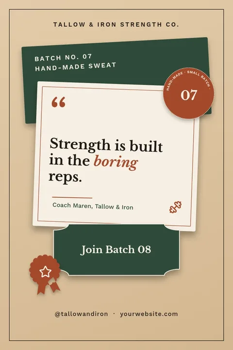 Batch Seven Floating Labels – Pinterest pin template