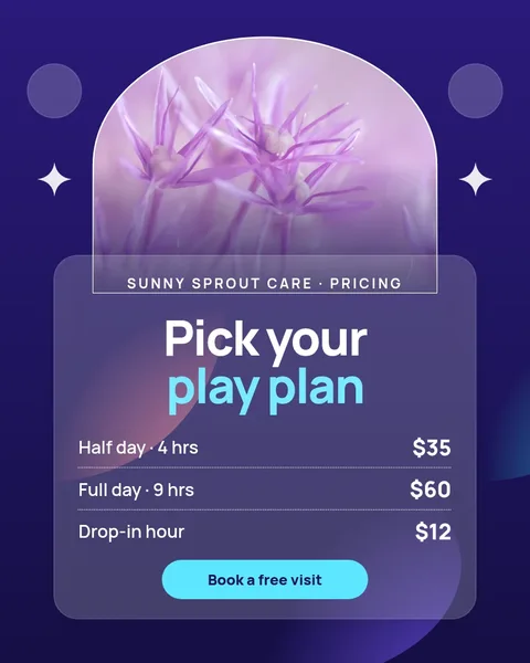 Frosted Bloom Play Plans – Instagram post template