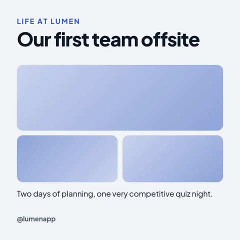 Team culture – Instagram post template