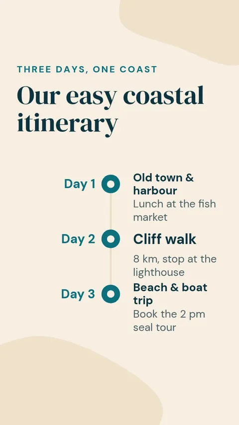 Trip itinerary – Instagram story template