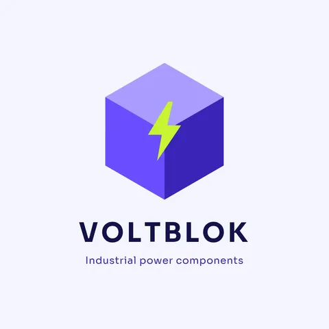Voltblok Iso Bolt Logo – Logo template
