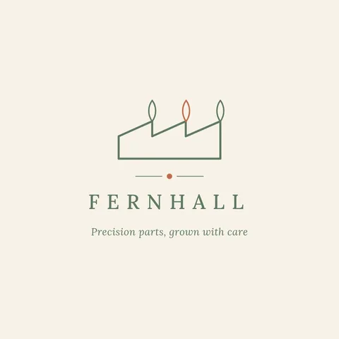 Sage Sawtooth Sprout Logo – Logo template