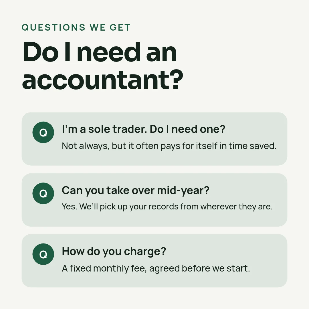 Accountant FAQ – LinkedIn post template