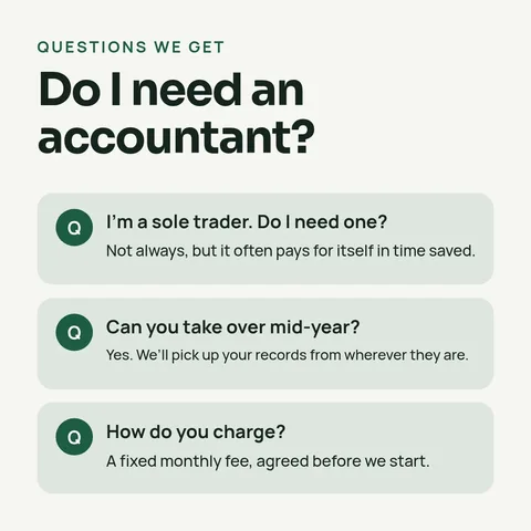 Accountant FAQ – LinkedIn post template