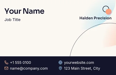 Aurora Band Business Card – Business card template, 2 pages