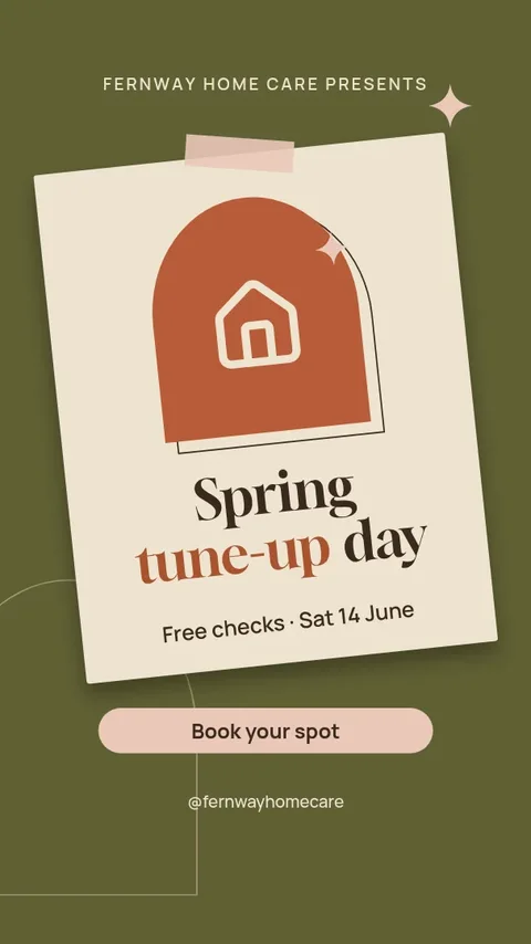 Taped Arch Tune-Up Poster – Instagram story template