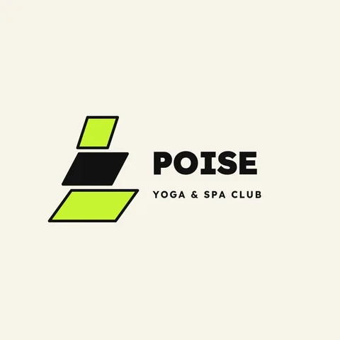 Poise Slant Stone Stack Logo – Logo template