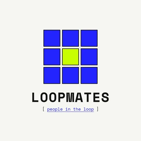 Loopmates Pixel Ring Logo – Logo template