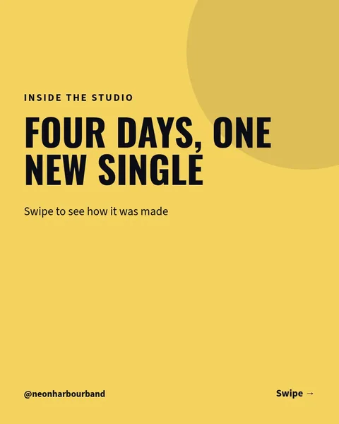 Studio Diary Carousel – Instagram carousel template, 6 pages