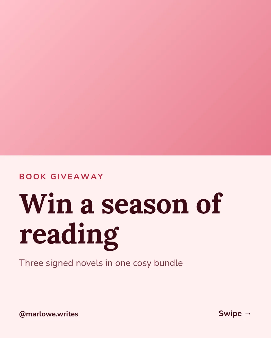 Shelf Giveaway Carousel – Instagram carousel template, page 1