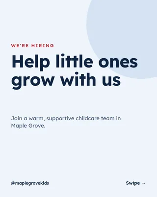 Join Our Nursery Team, page 1