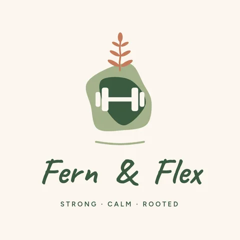 Fern Flex Sprout Script Logo – Logo template