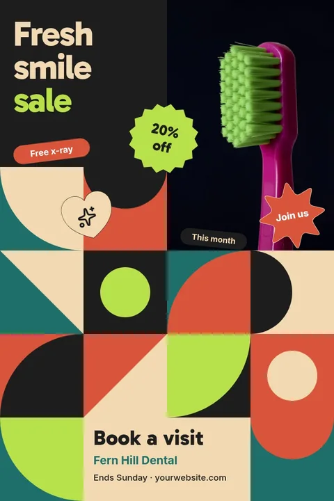 Quilted Smile Sale – Pinterest pin template