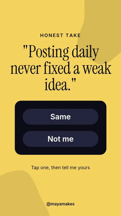 Lesson I Wish I Knew – Instagram story template