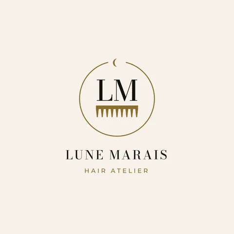 Lune Marais Comb Monogram – Logo template