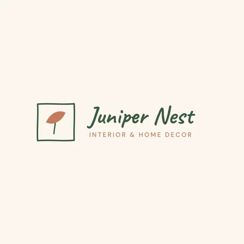 Juniper Leaf Frame Logo – Logo template