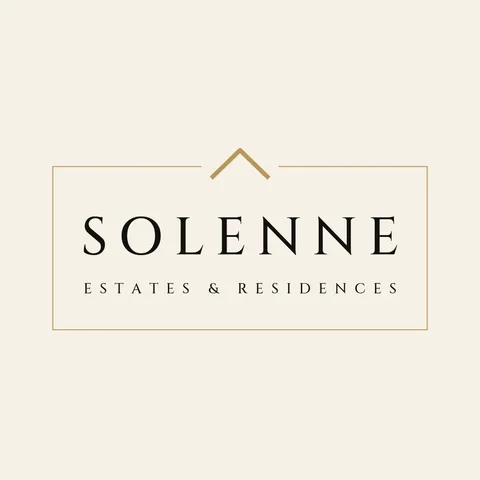 Solenne Framed Roofline Wordmark – Logo template