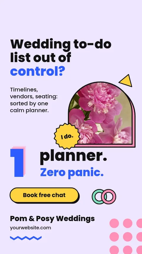 Giant One Wedding Planner – Instagram story template