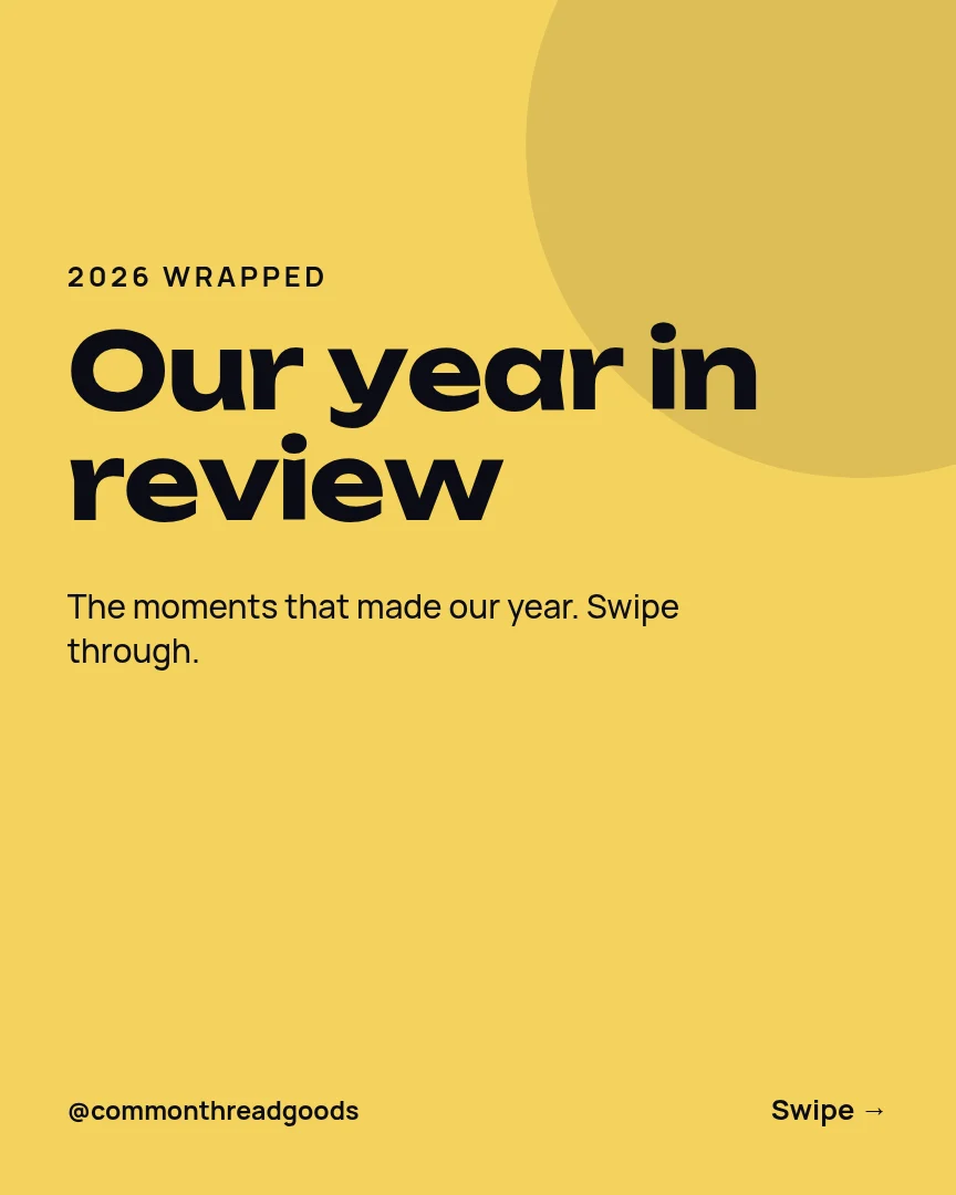 Year in review carousel – Instagram carousel template, page 1