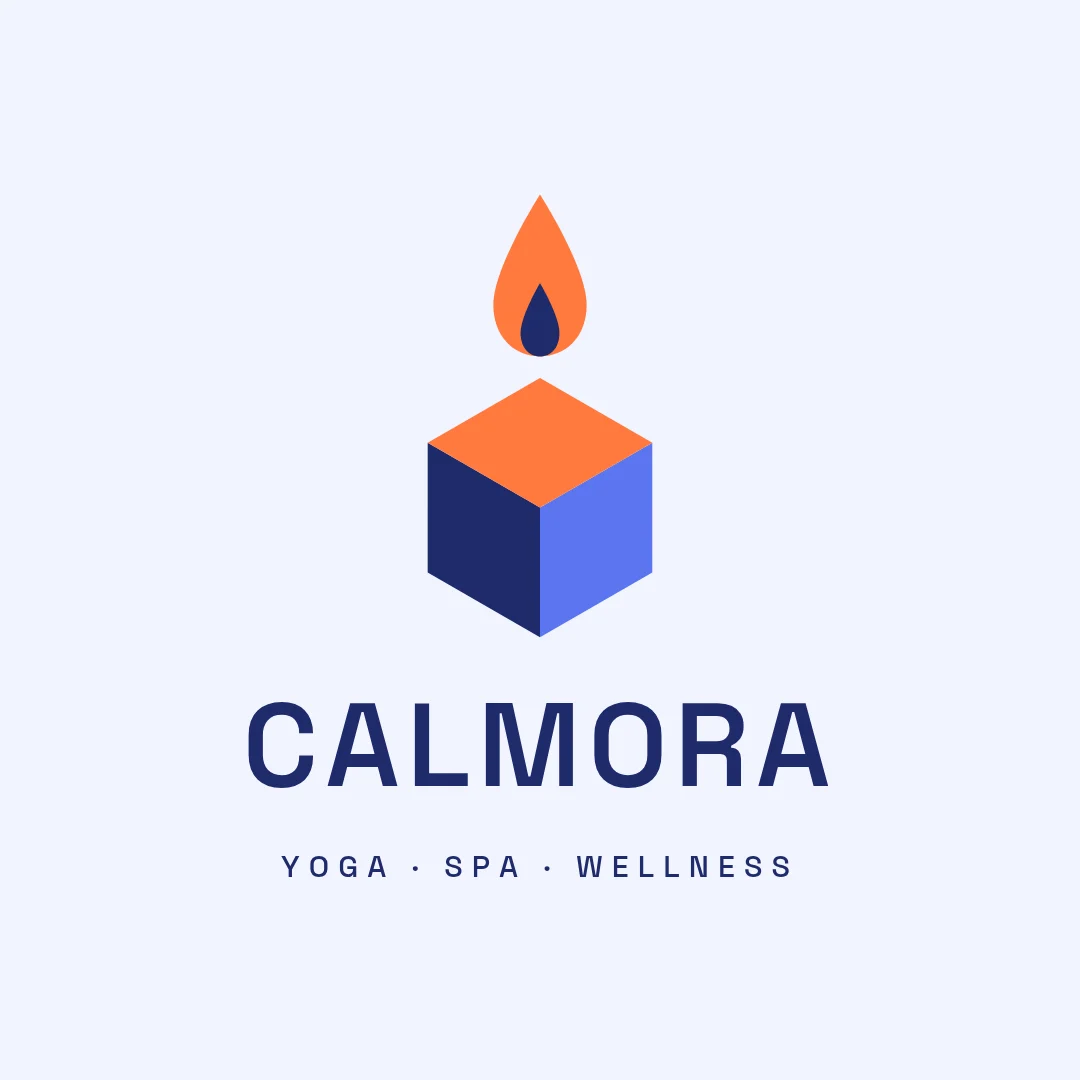 Calmora Iso Candle Block Logo – Logo template