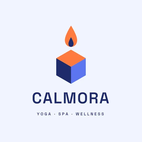 Calmora Iso Candle Block Logo – Logo template