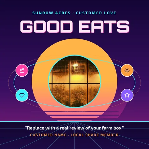 Sunrow Orbit Testimonial – Instagram post template