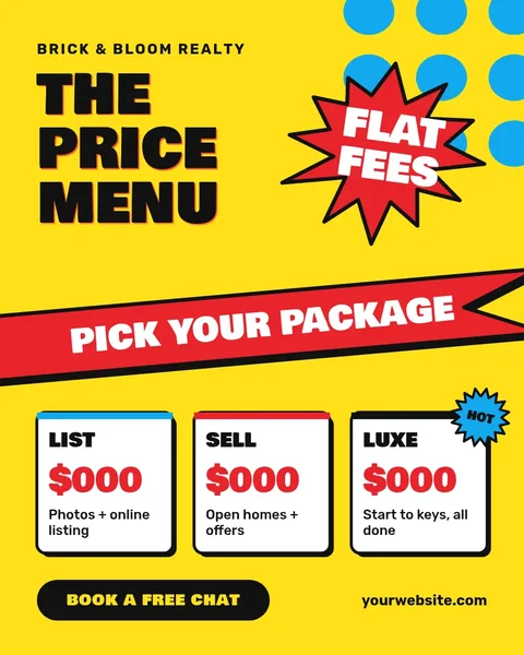 Swallowtail Price Pop – Instagram post template