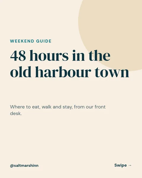 City break guide carousel – Instagram carousel template, 5 pages