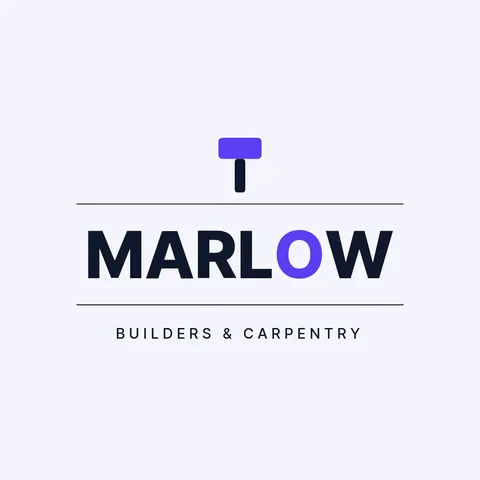 Marlow Hammer Dot Wordmark – Logo template