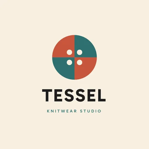 Tessel Quarter Button Logo – Logo template