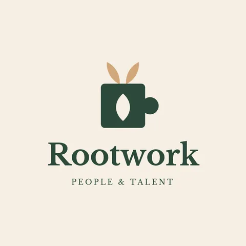 Rootwork Sprout Lockup – Logo template