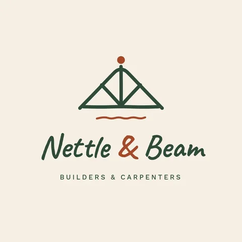 Nettle Beam Doodle Truss Logo – Logo template
