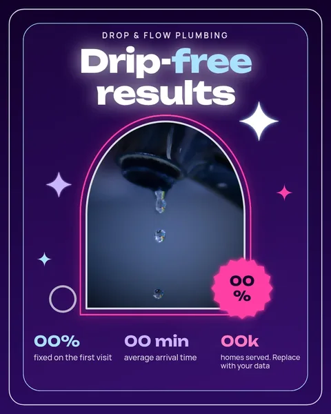 Chrome Drop Gallery Frame – Instagram post template