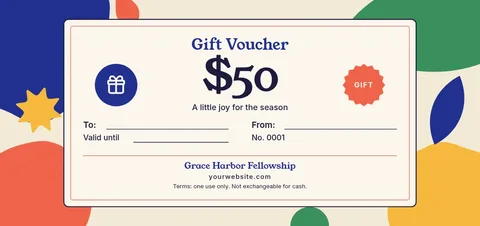 Cut Paper Advent Gift Voucher – Gift voucher template