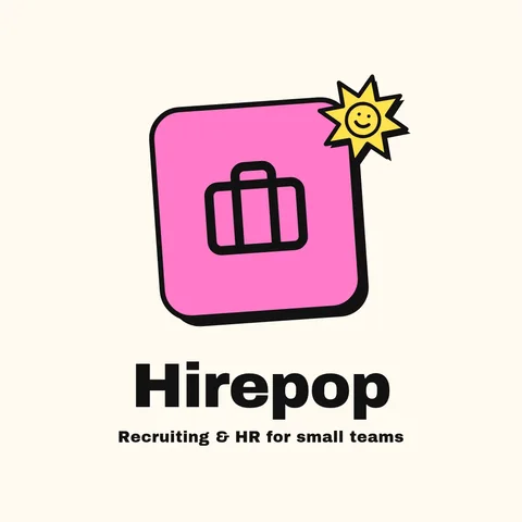 Hirepop Sticker Briefcase Logo – Logo template