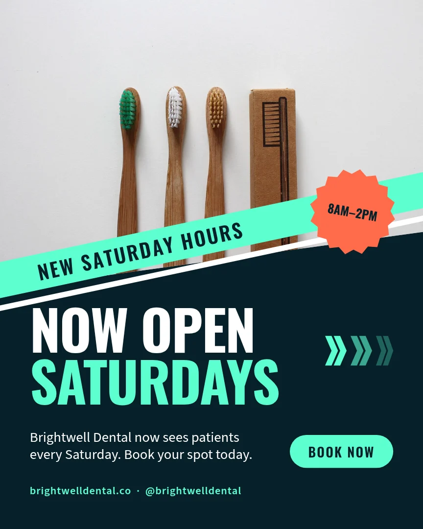 Saturday Slant Smile Band – Instagram post template