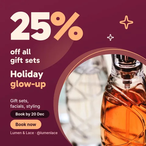 Cranberry Moon Glow Offer – Instagram post template