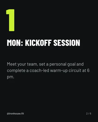 Challenge Week Roadmap, page 2