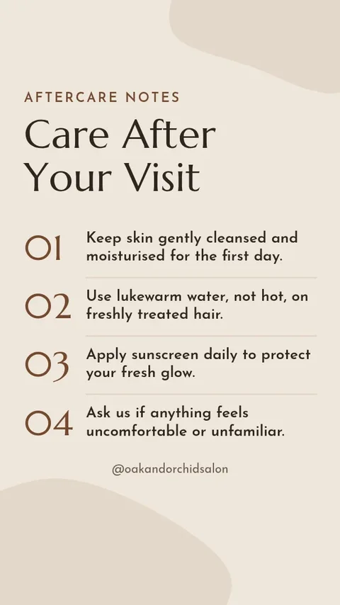 Gentle Aftercare Story – Instagram story template