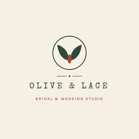 Olive Dove Wings Stamp Logo – Logo template