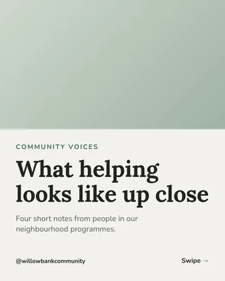 Voices From Our Community, page 1