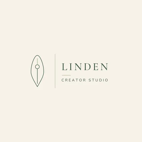 Linden Nib Split Logo – Logo template