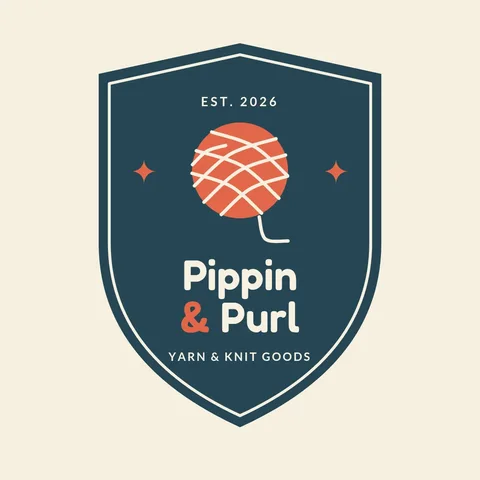 Atomic Yarn Crest Emblem – Logo template