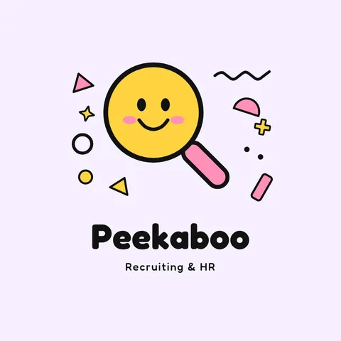 Peekaboo Memphis Magnifier Logo – Logo template